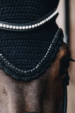 Bonnet Anti-Mouche Long Stone & Pearl Soundless Kentucky Horsewear