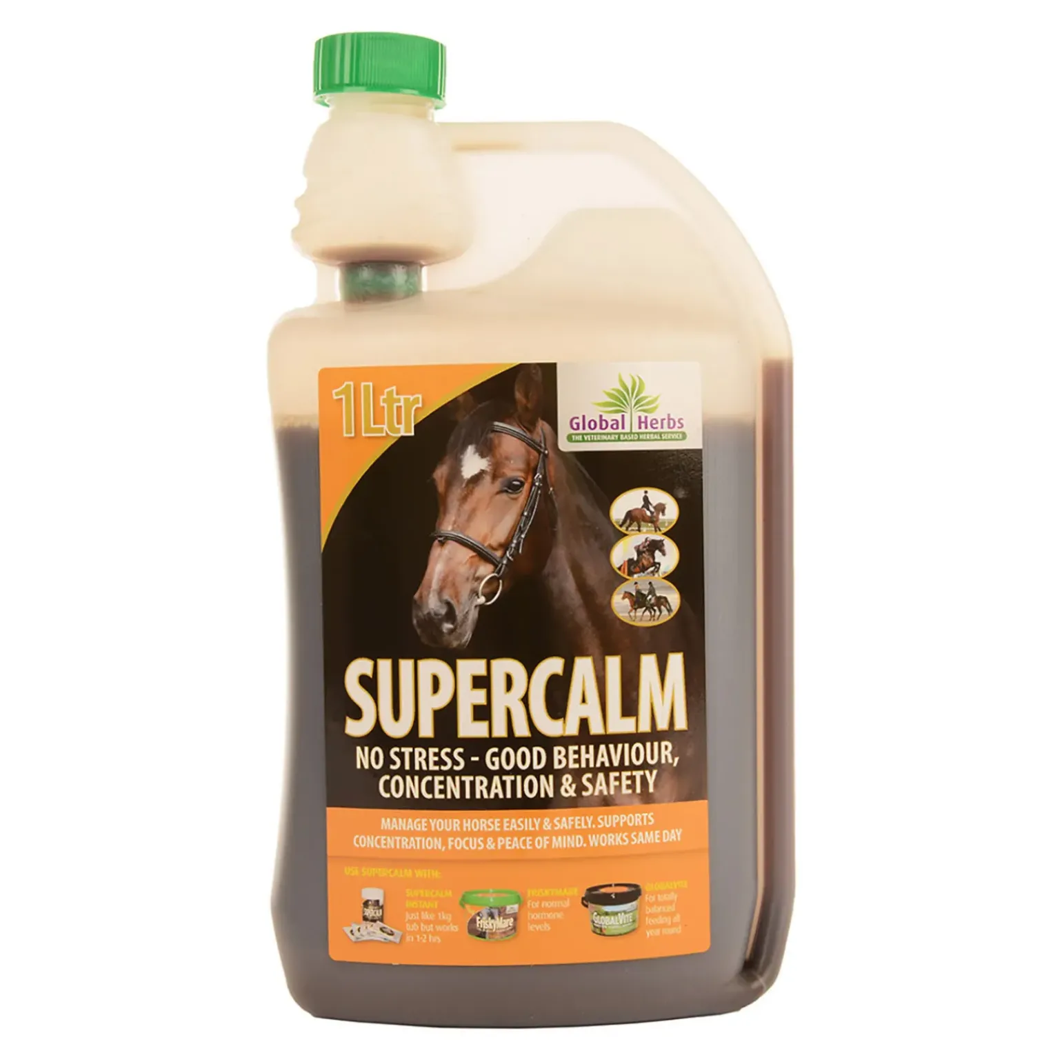 Complement Alimentaire De Soin Liquide Super Calmant Global Herbs Supercalm, 1 L