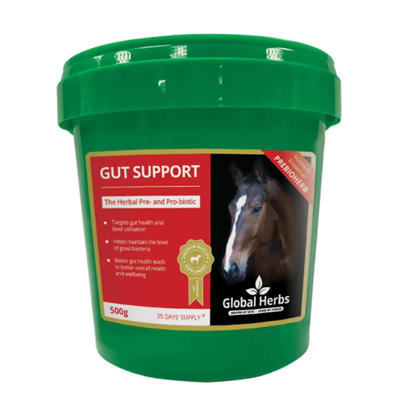 Complement Alimentaire De Soin Prebiotique Global Herbs Gut Support 500 G