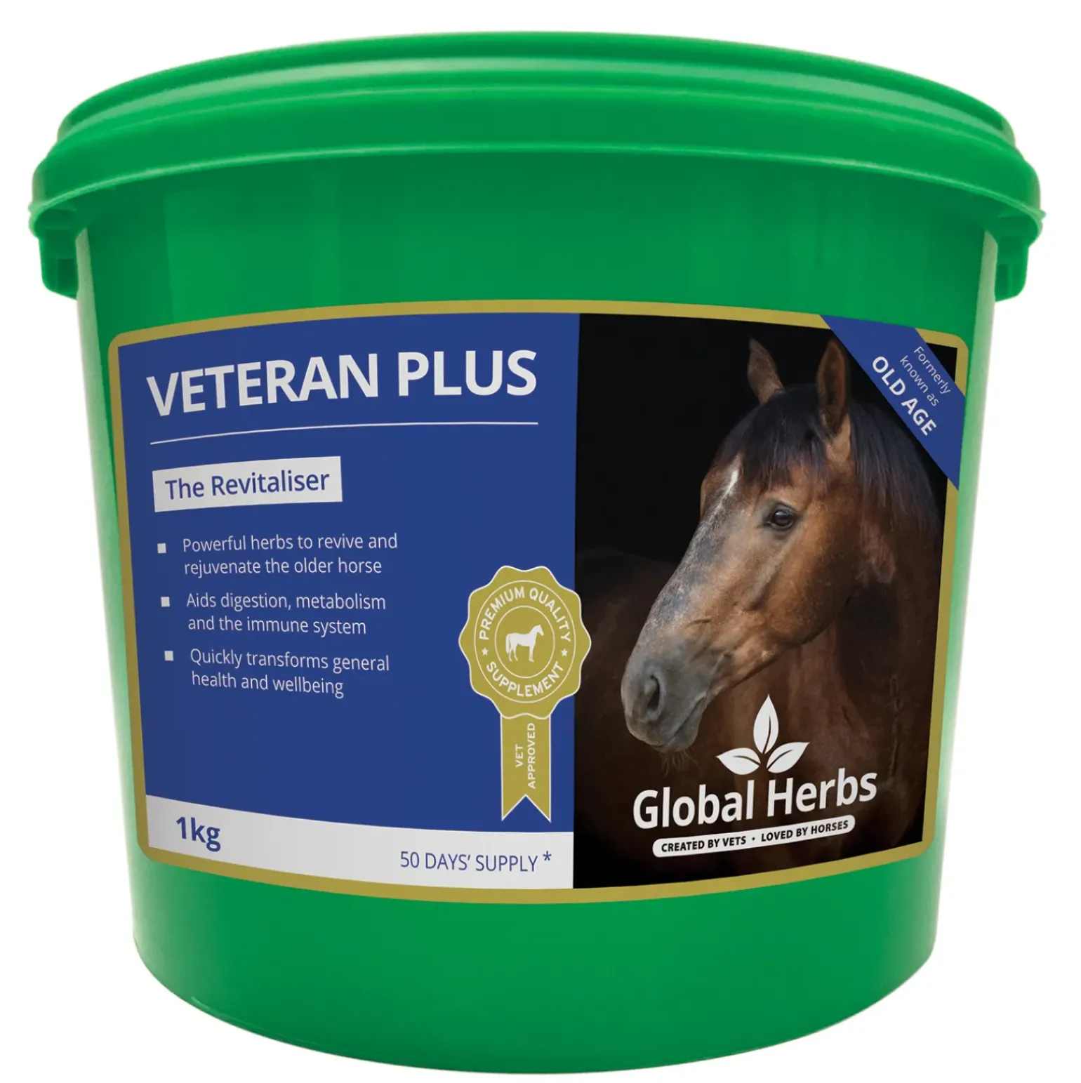 Complement Alimentaire De Soin Global Herbs Veteran Plus 1Kg