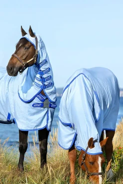 Couverture Anti-Eczéma Horseware Amigo Avec Couvre-Encolure Fixe, Poney
