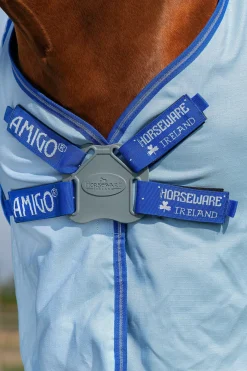 Couverture Anti-Eczéma Horseware Amigo Avec Couvre-Encolure Fixe, Poney