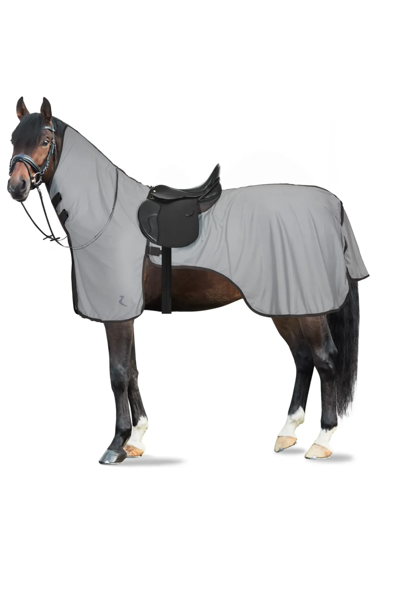 Couverture Anti-Insectes Pour Monter A Cheval Horze Eira Avec Encolure Amovible