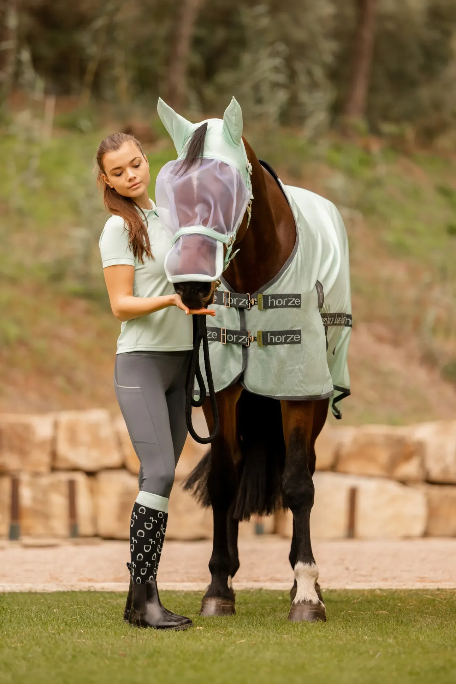 Couverture Anti-Mouches Horze Paso Fino Avec Protection Uv