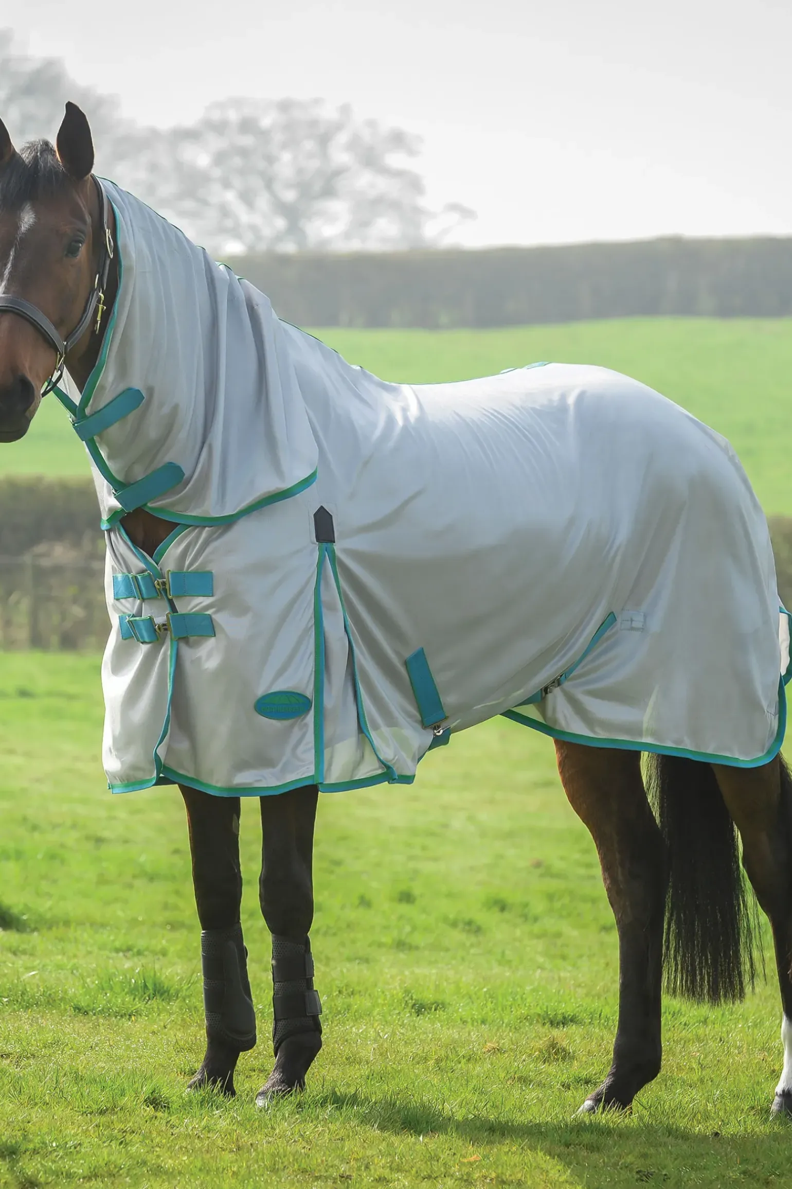 Couverture Chemise Anti-Mouches Integrale En Mesh Weatherbeeta Comfitec Essential, Avec Couvre-Encolure Integre