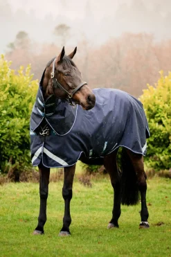 Couverture D'Exterieur Horseware Rambo Duo Force Avec Couvre-Encolure Amovible, 0 G