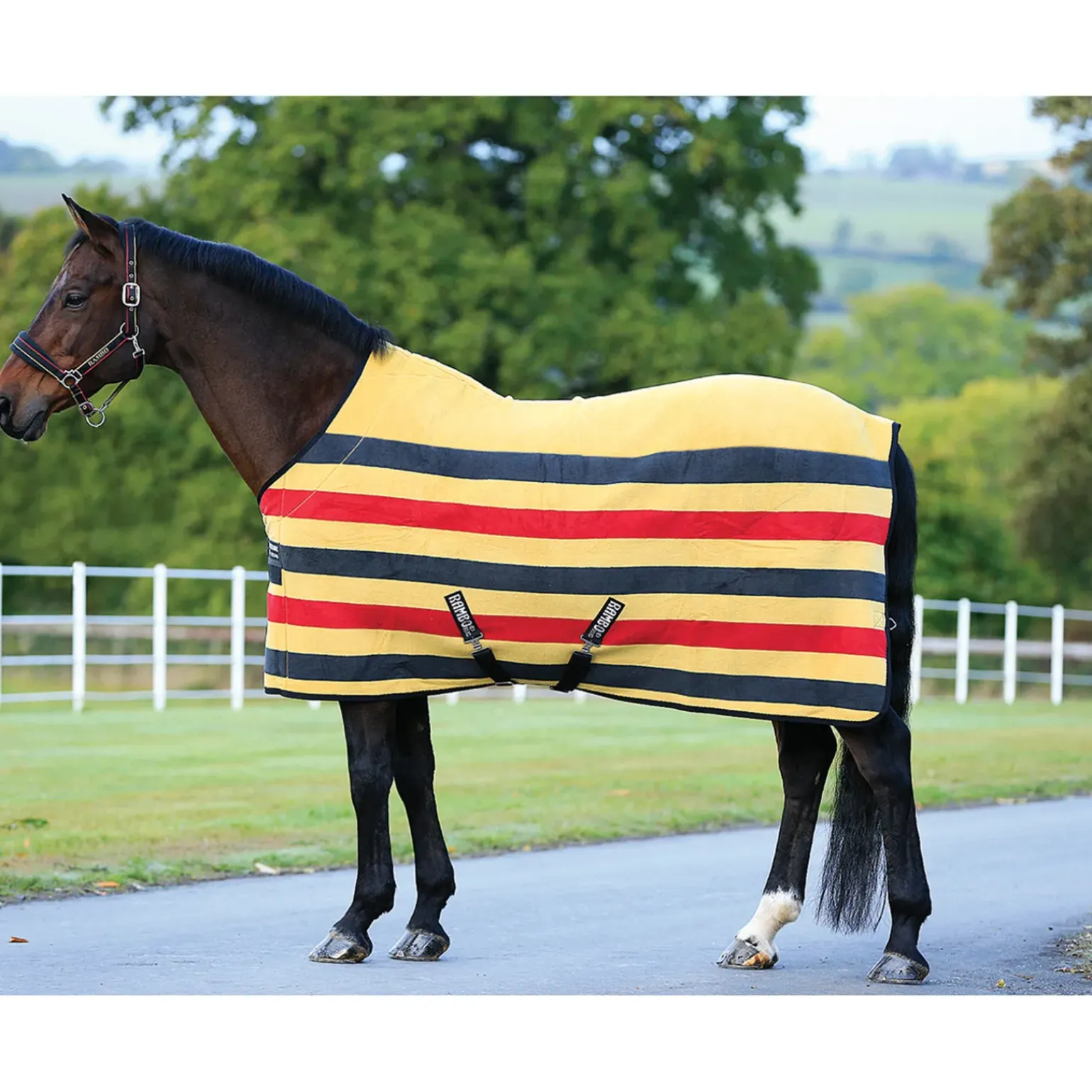 Couverture Horseware Rambo Deluxe Polaire, Tailles De Poney