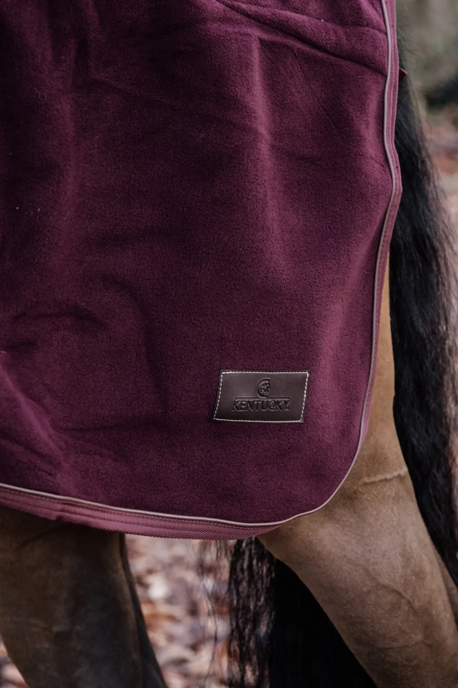 Couvre-Reins D'équitation En Molleton Epais Quarter Rug Kentucky Horsewear Medium