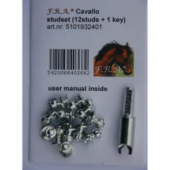 F.R.A. Lots De Crampons Cavallo, 12 Pieces + Outil