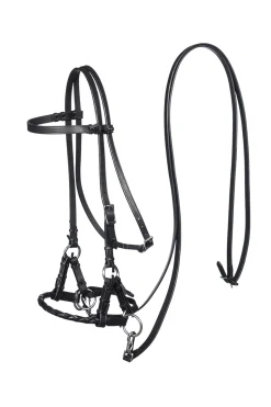 F.R.A. Pariba Sidepull (System 3) Woven Noseband, W/Reins