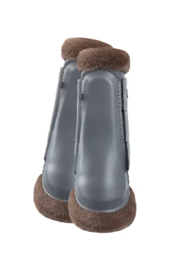Guetres De Protection Fermees Protege-Tendons Avec Doublure Fausse Fourrure Horze Houston