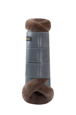 Guetres De Protection Fermees Protege-Tendons Avec Doublure Fausse Fourrure Horze Houston