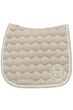 Harcour Pack Tapis De Selle Saddy Et Bonnet Fleur