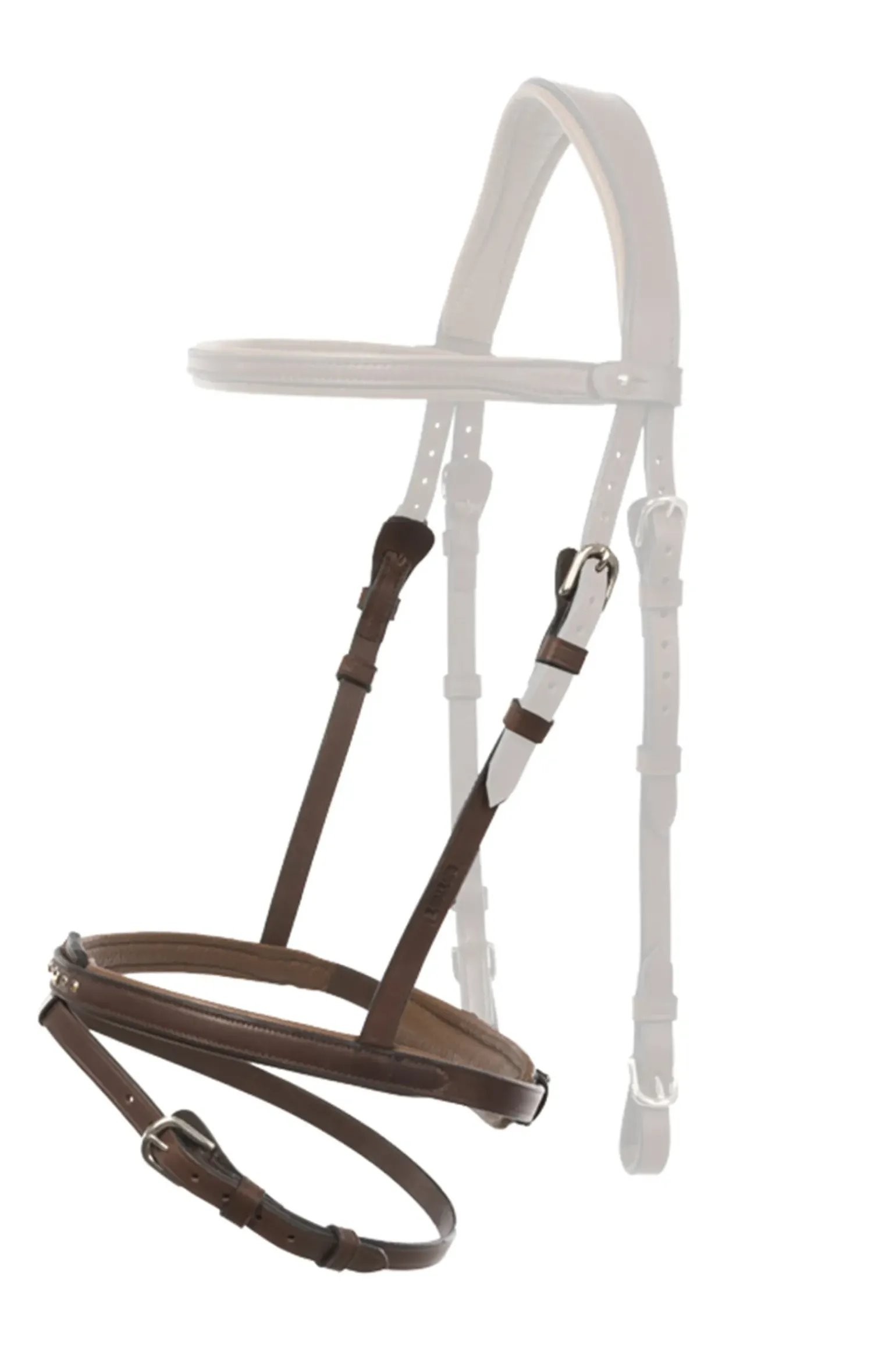 Kavalkade Gull English Noseband For Aradis Icelandic Bridle