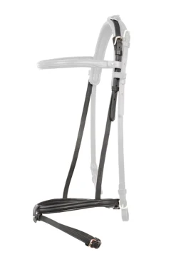 Kavalkade Svartur English Noseband For Kjartan Icelandic Bridle