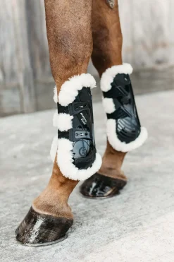 Kentucky Horsewear Guetres Bamboo Elastic Mouton Vegan