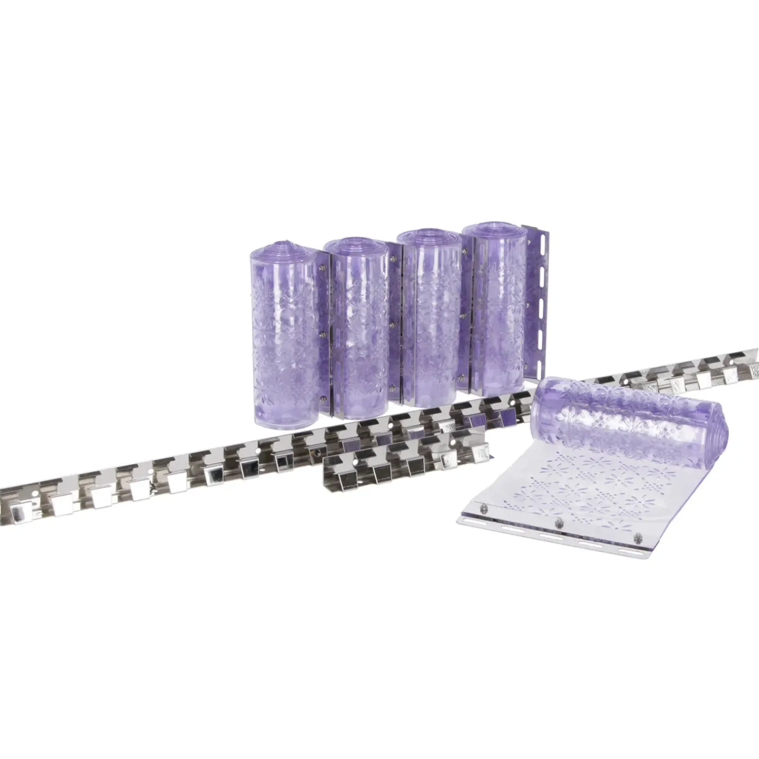 Kit Rideau A Bdes Anti-Mouches Pvc, 30 Cm, 225 Cm