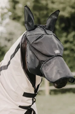 Masque Anti-Mouche Avec Oreilles Et Couvre-Nez Classic Kentucky Horsewear