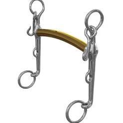Mors De Bride Ns Bits Pur-Sang, Type L'Hotte, Epaisseur 12 Mm, Branche Inferieure 7 Cm