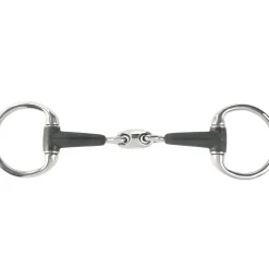 Mors De Filet Double Brisure Caoutchouc A Olives