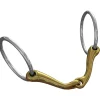 Mors De Filet Ns Bits Demi Anky, Simple Brisure, Canons Courbes, Epaisseur 14 Mm, Anneaux Chantilly 70 Mm