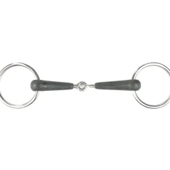 Mors De Filet Simple Brisure Caoutchouc Anneaux Chantilly Horze