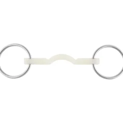 Mors De Filet Sprenger Nathe Cintre 15 Mm Rigide, Avec Passage De Langue (Anneaux 70 Mm)