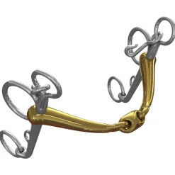Mors Pelham Ns Bit Tranz, Double Brisure, Articulation Losange, Canons 16 Mm, Branche Inferieure 7 Cm