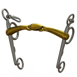 Mors Pelham Ns Bits Turtle Tilt Avec Flex, Canons Epaisseur 16 Mm, Branche Inferieure 7 Cm