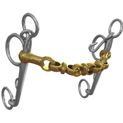 Mors Pelham Ns Bits Waterford, Canons 14 Mm, Branche Inferieure 7 Cm
