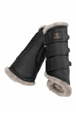 Protege-Tendons Eskadron Platinum 23 En Similicuir Et Fausse Fourrure