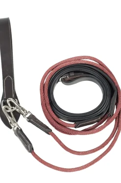 Rênes Cuir/Nylon Type Allemandes Horze Sparta