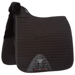 Tapis De Selle Chabraque De Dressage Lemieux, Avec Laine D'Agneau