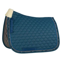Tapis De Selle De Dressage Horze Claremont Avec Fausse Fourrure