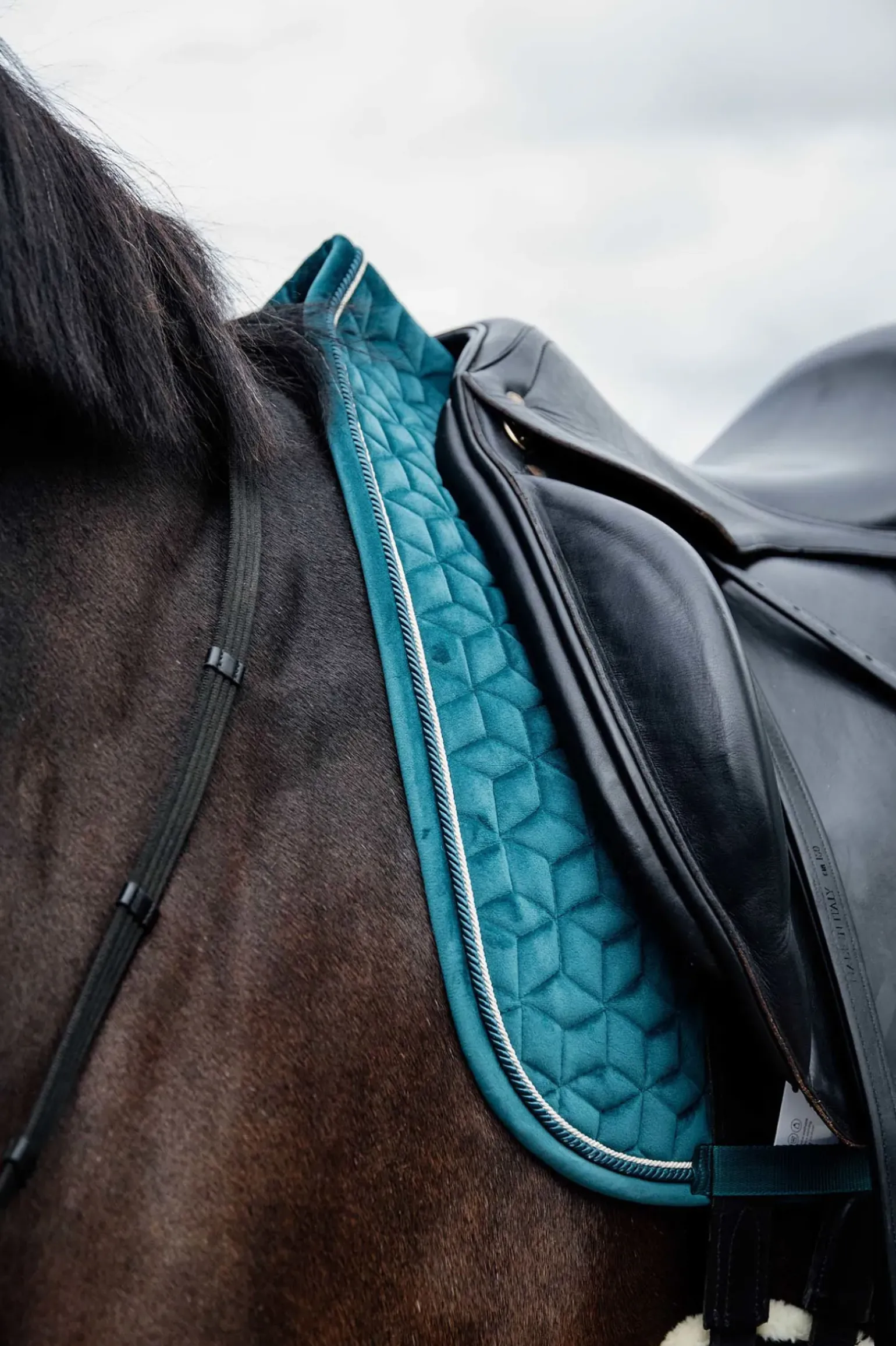 Tapis De Selle De Dressag'E Kentucky Horsewear Velours