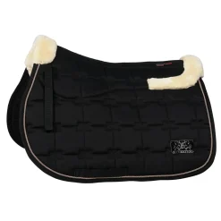 Tapis De Selle Mixte B Vertigo Alaska Avec Bordure En Fausse Fourrure