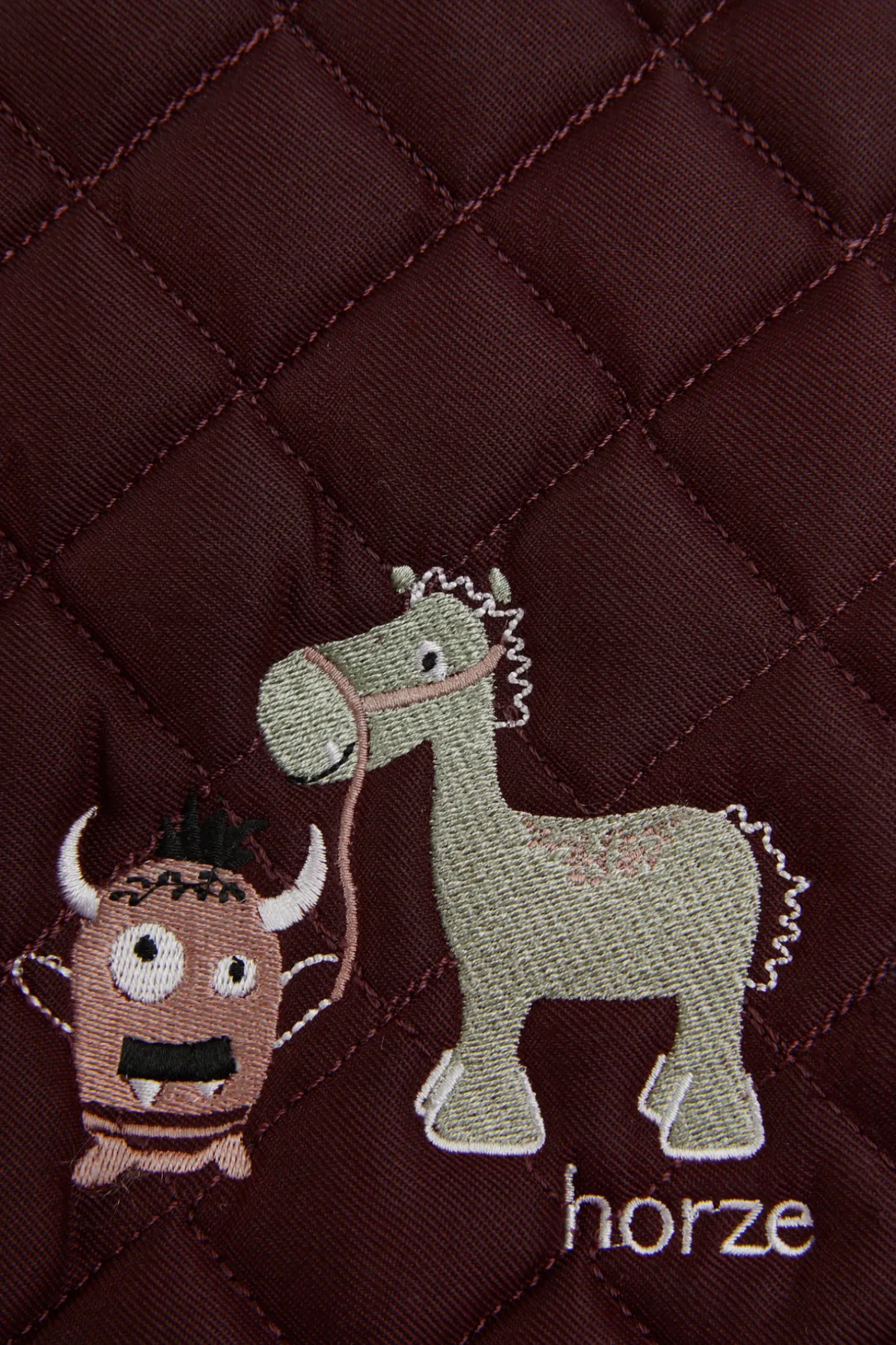 Tapis De Selle Poney Horze Monster Avec Broderie