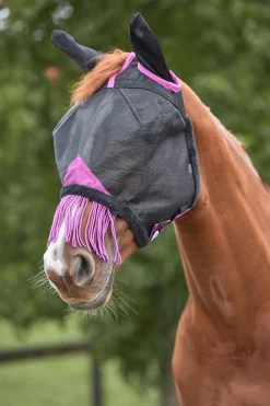 Weatherbeeta Comfitec Deluxe Durable Mesh Mask With Ears And Tassels