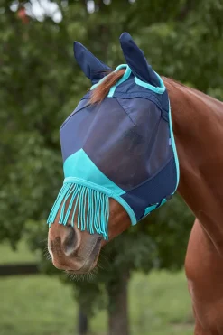 Weatherbeeta Comfitec Deluxe Fine Mesh Mask With Ears & Tassels